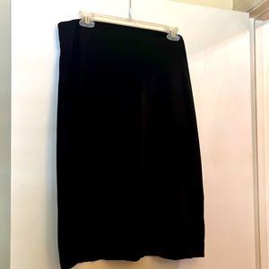 Michael Kors EUC Black Stretch Ponte Skirt Size XL